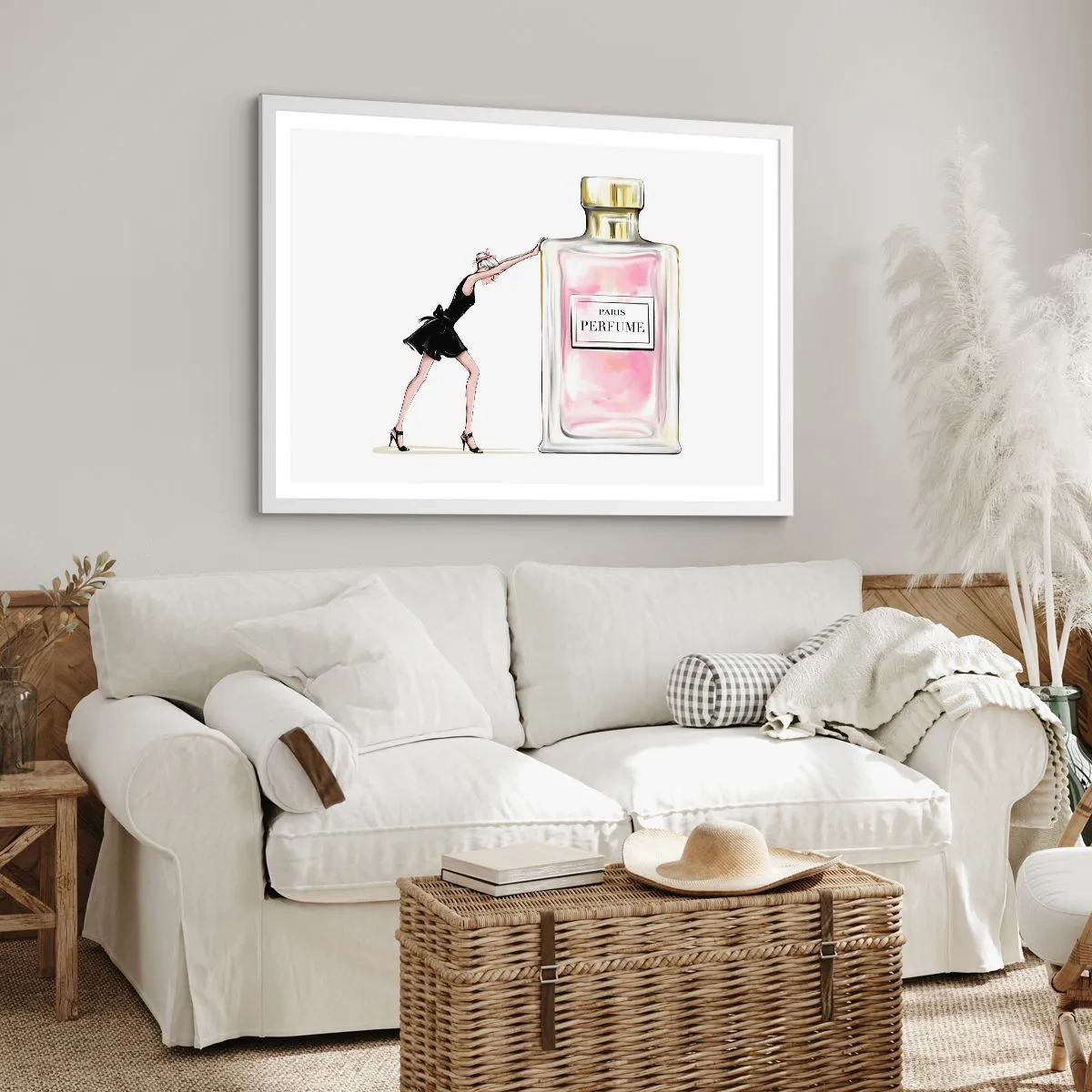 Poster in white frmae - The Essence of Womanhood - 70x50 cm