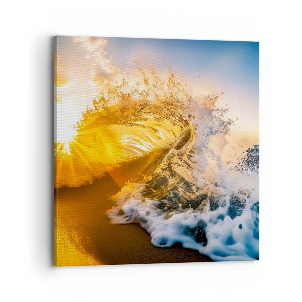 Canvas picture - Playing with Sand - 70x70 cm