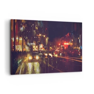 Canvas picture - Drowned in City Lights - 120x80 cm