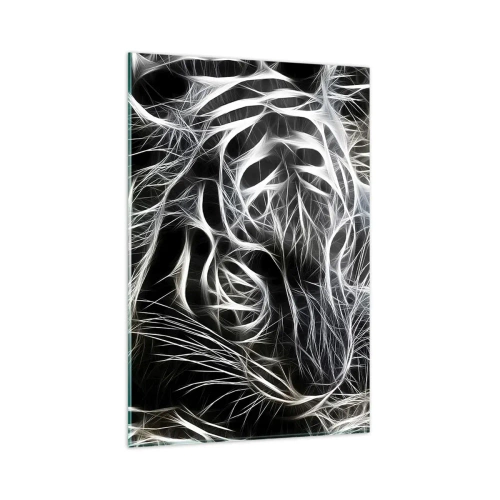 Glass picture - Study in Lightness of Cats - 80x120 cm