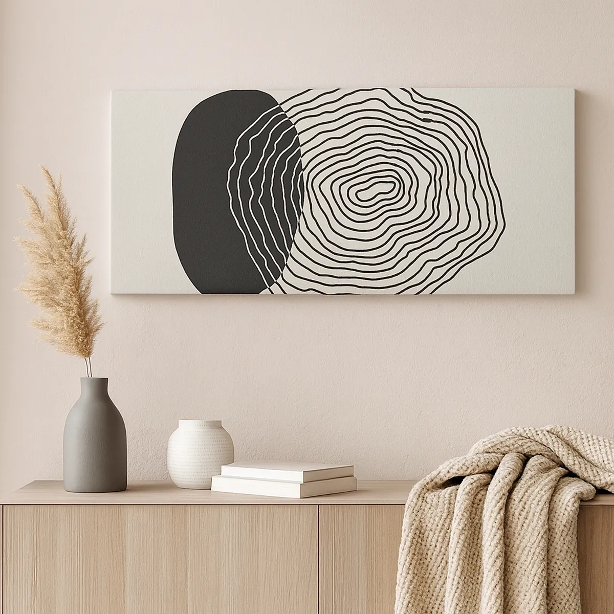 Canvas picture - Durability and Vibration - 30x30 cm