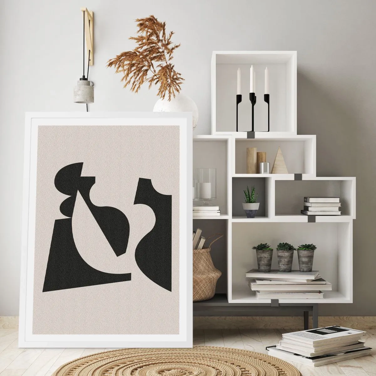 Poster in white frmae - For Self-construction - 40x50 cm