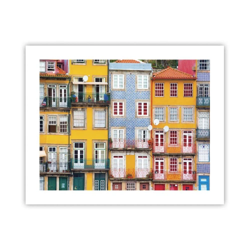 Poster - Colours of Old Town - 50x40 cm