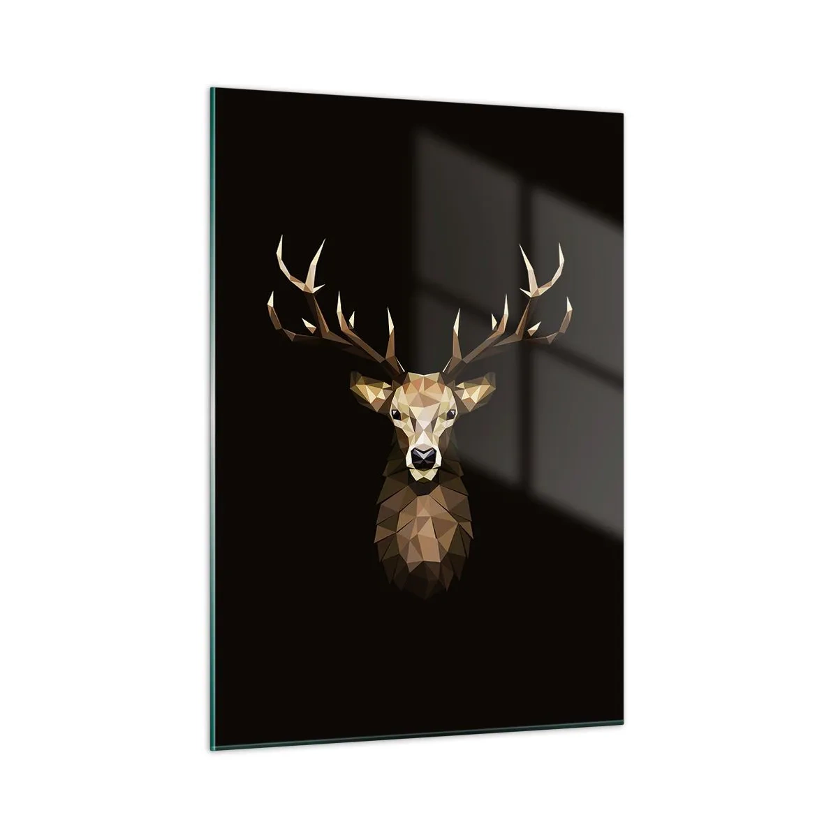 Glass picture - Cubist Deer - 50x70 cm