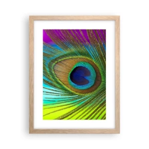 Poster in light oak frame - Eye to Eye - 30x40 cm