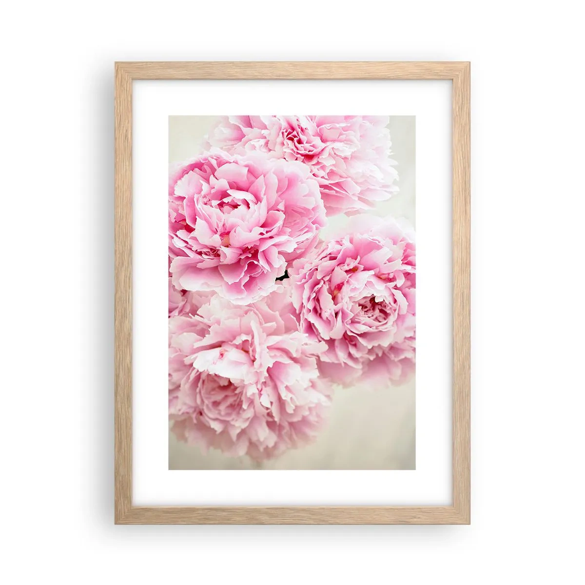 Poster in light oak frame - In Pink Splendour - 30x40 cm