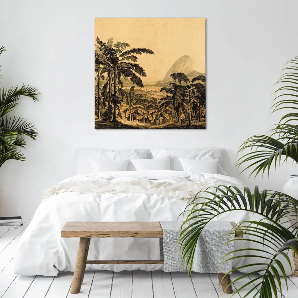 Canvas picture - In Colonial Character - 60x60 cm