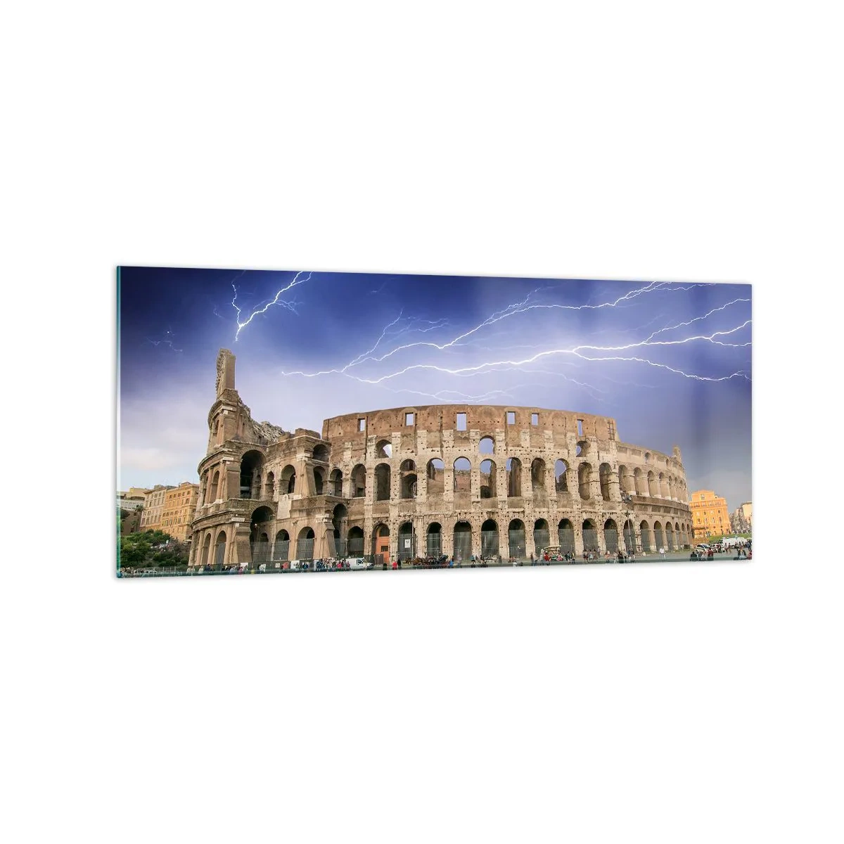 Glass picture - Battle Arena - 120x50 cm