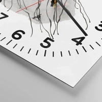 Clock face with numbers