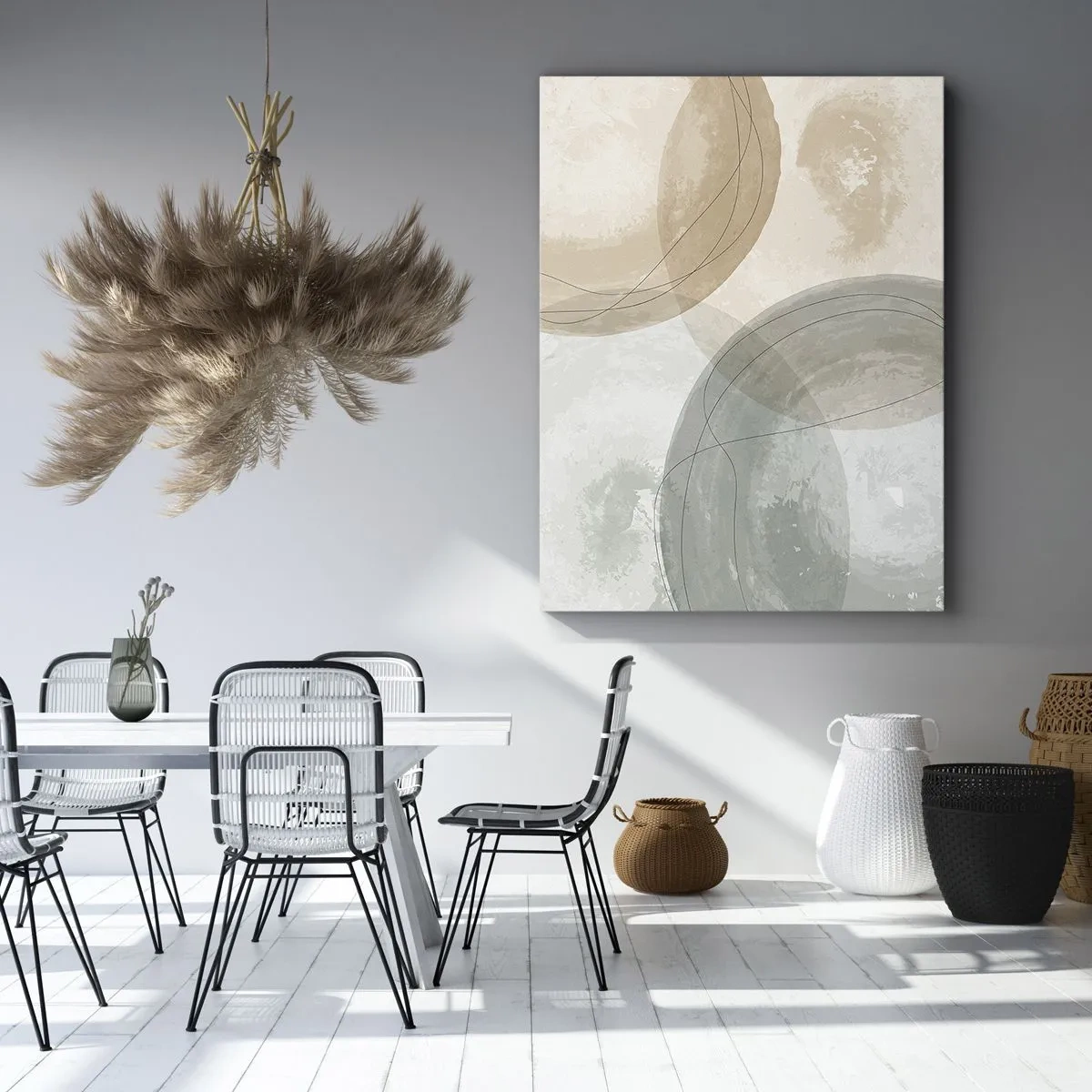 Canvas picture - Permeation of Worlds - 45x80 cm