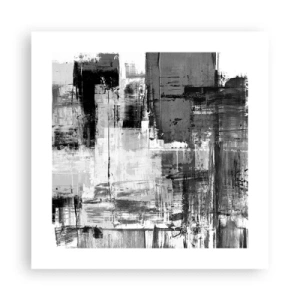 Poster - Grey is Beautiful - 40x40 cm
