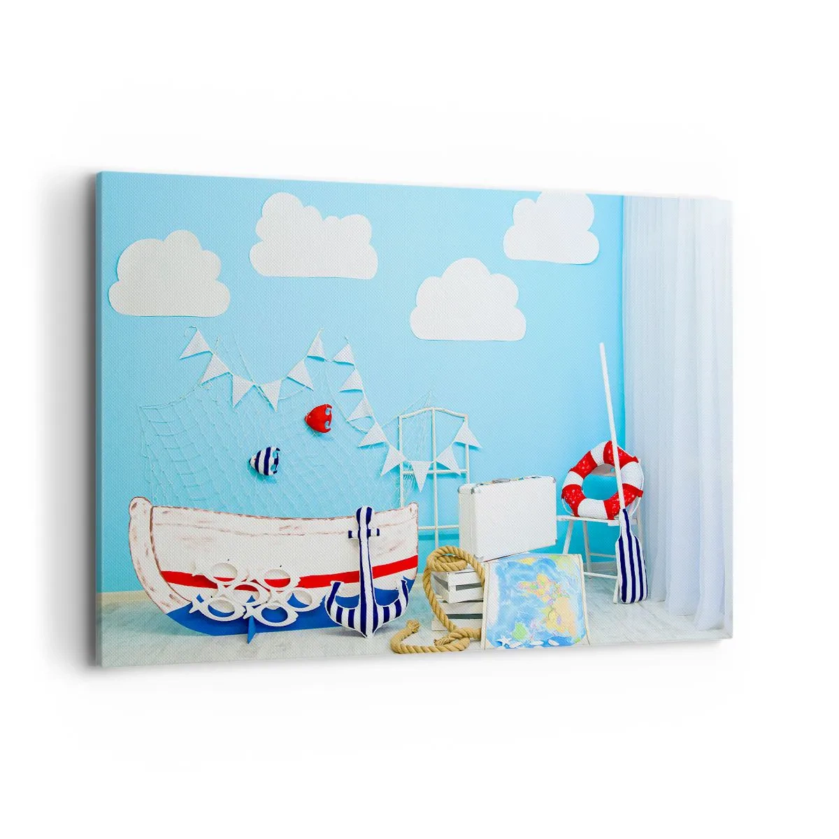 Canvas picture - Child's Longing for Adventure - 120x80 cm