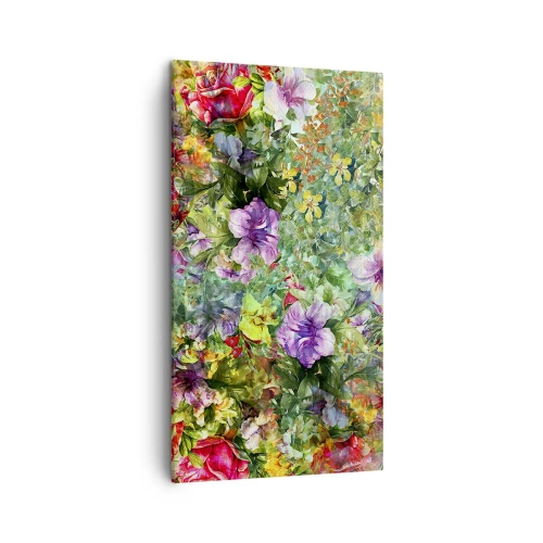 Canvas picture - Lost in the Flowers - 45x80 cm