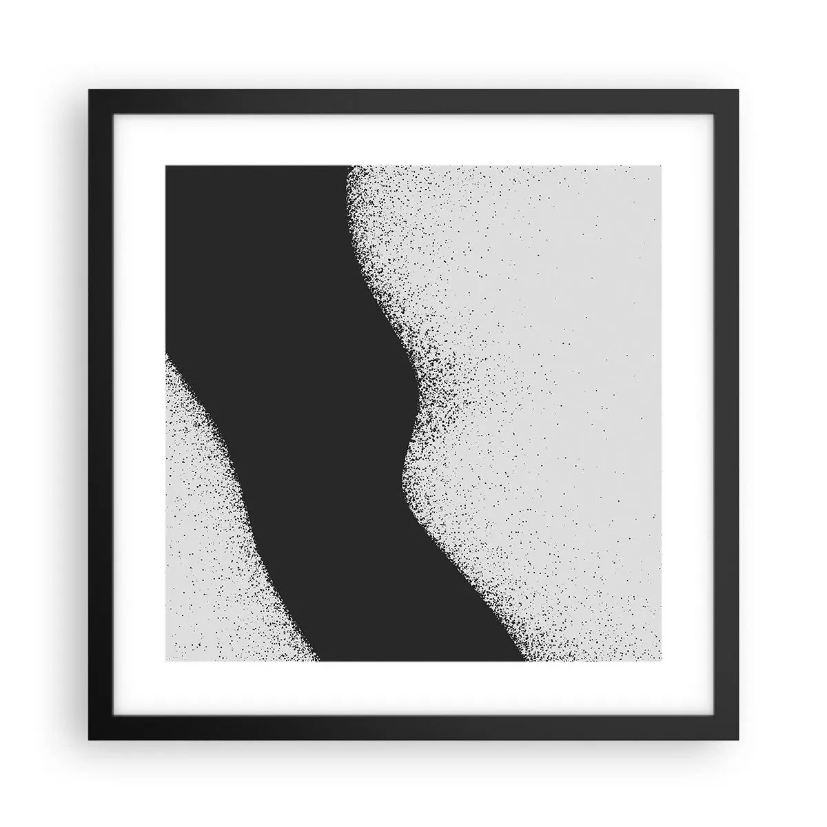 Poster in black frame - Fluid Balance - 40x40 cm