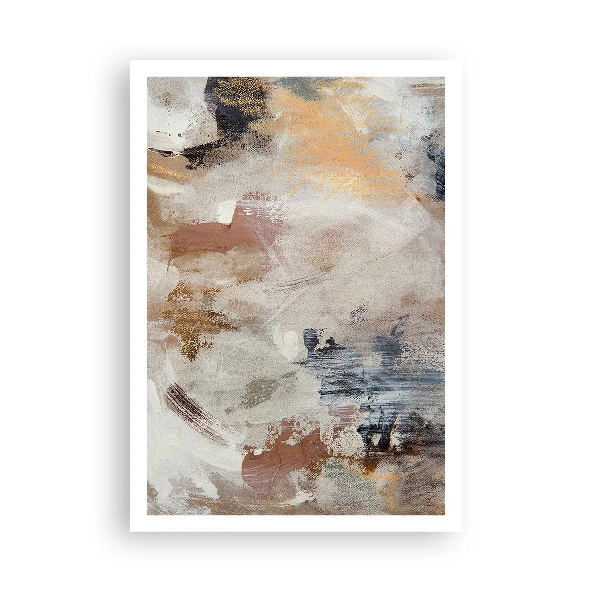 Poster - Foggy Abstract - 70x100 cm