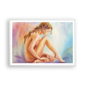 Poster in white frmae - Nude of Youth - 100x70 cm