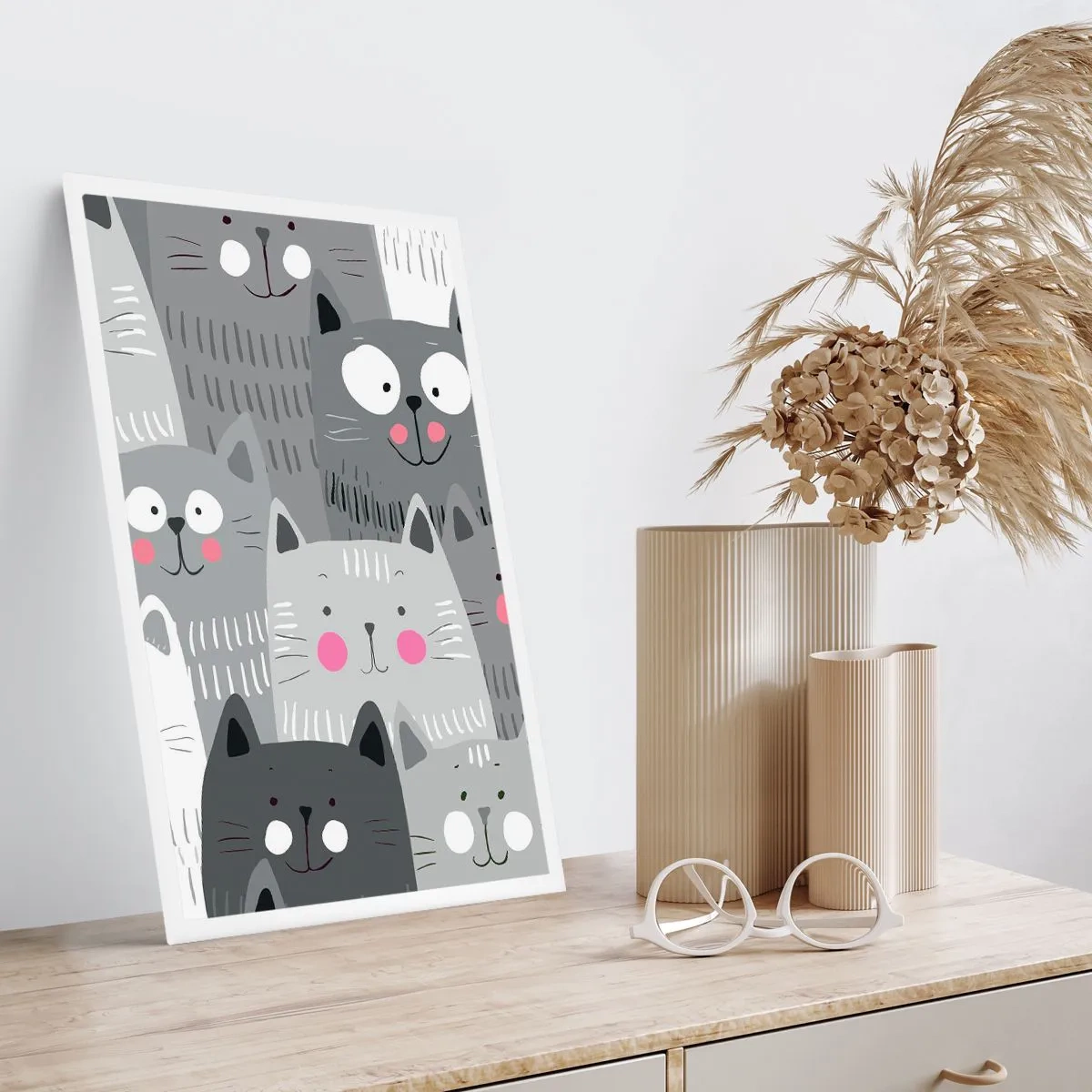 Poster - Cat's World - 50x70 cm