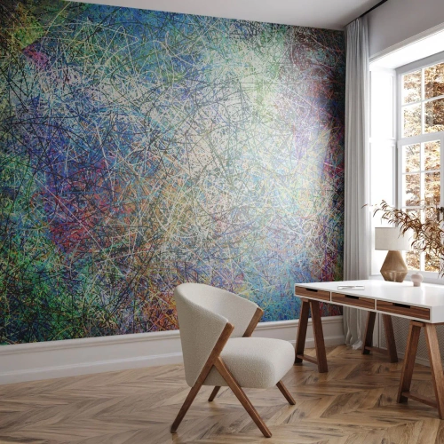 Custom Wallpaper Standard Eco - It's Not So Simple - Abstraction, Piece, Modern Pattern