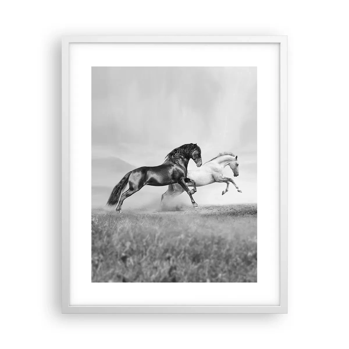 Poster in white frmae - Angels and Demons - 40x50 cm