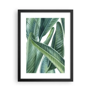 Poster in black frame - Only Green Itself - 30x40 cm