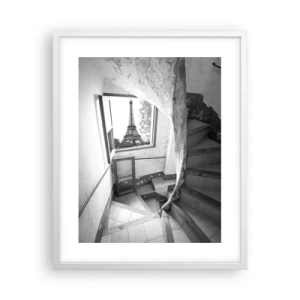 Poster in white frmae - What a View! - 40x50 cm
