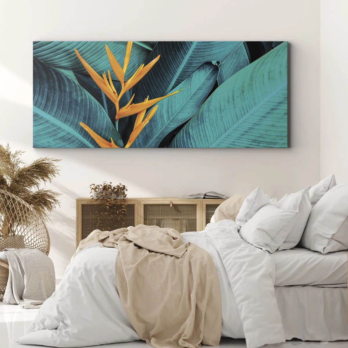 Canvas picture - Flower of Eden - 100x40 cm