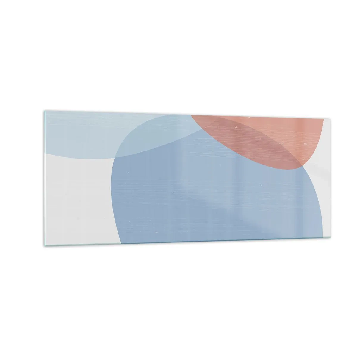 Glass picture - Pastel Relations - 100x40 cm
