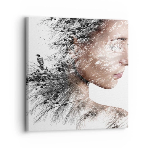 Canvas picture - Spirit of a Forest - 30x30 cm