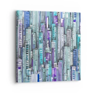 Canvas picture - Blue as the Sky - 30x30 cm