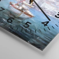 Clock face with numbers