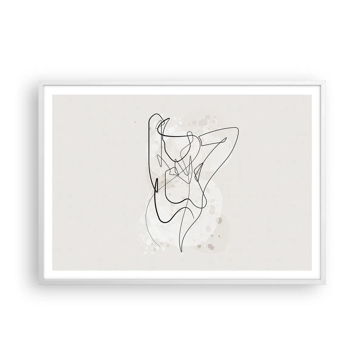 Poster in white frmae - Art of Seduction - 100x70 cm