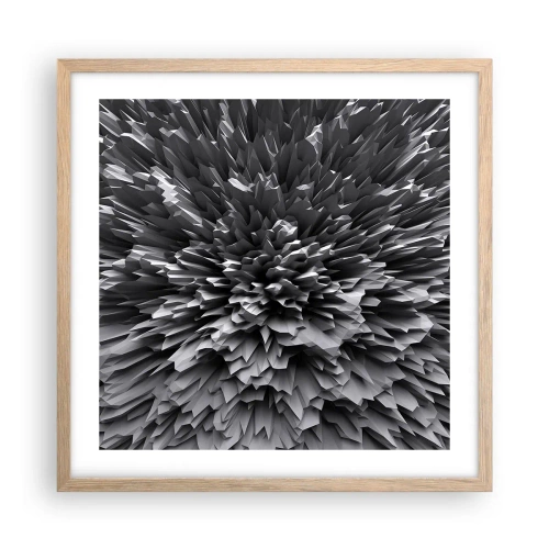 Poster in light oak frame - It Can's Be Any Sharper - 50x50 cm