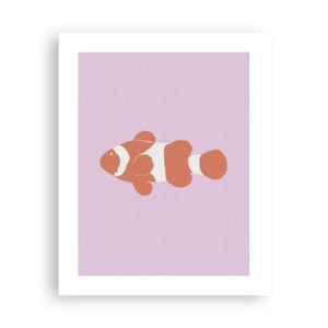 Poster - Coral Suits Her from Head to Tail - 40x50 cm