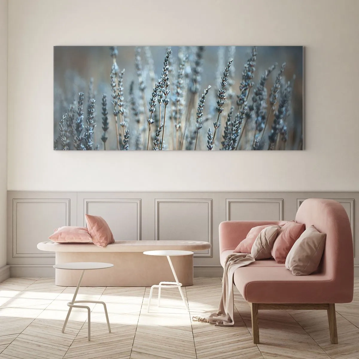 Glass picture - Fragrant Grass - 120x50 cm