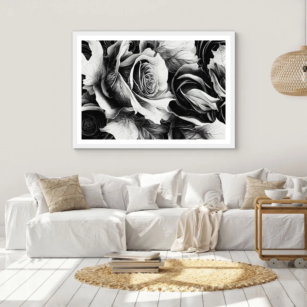 Poster in white frmae - Always Queen - 100x70 cm