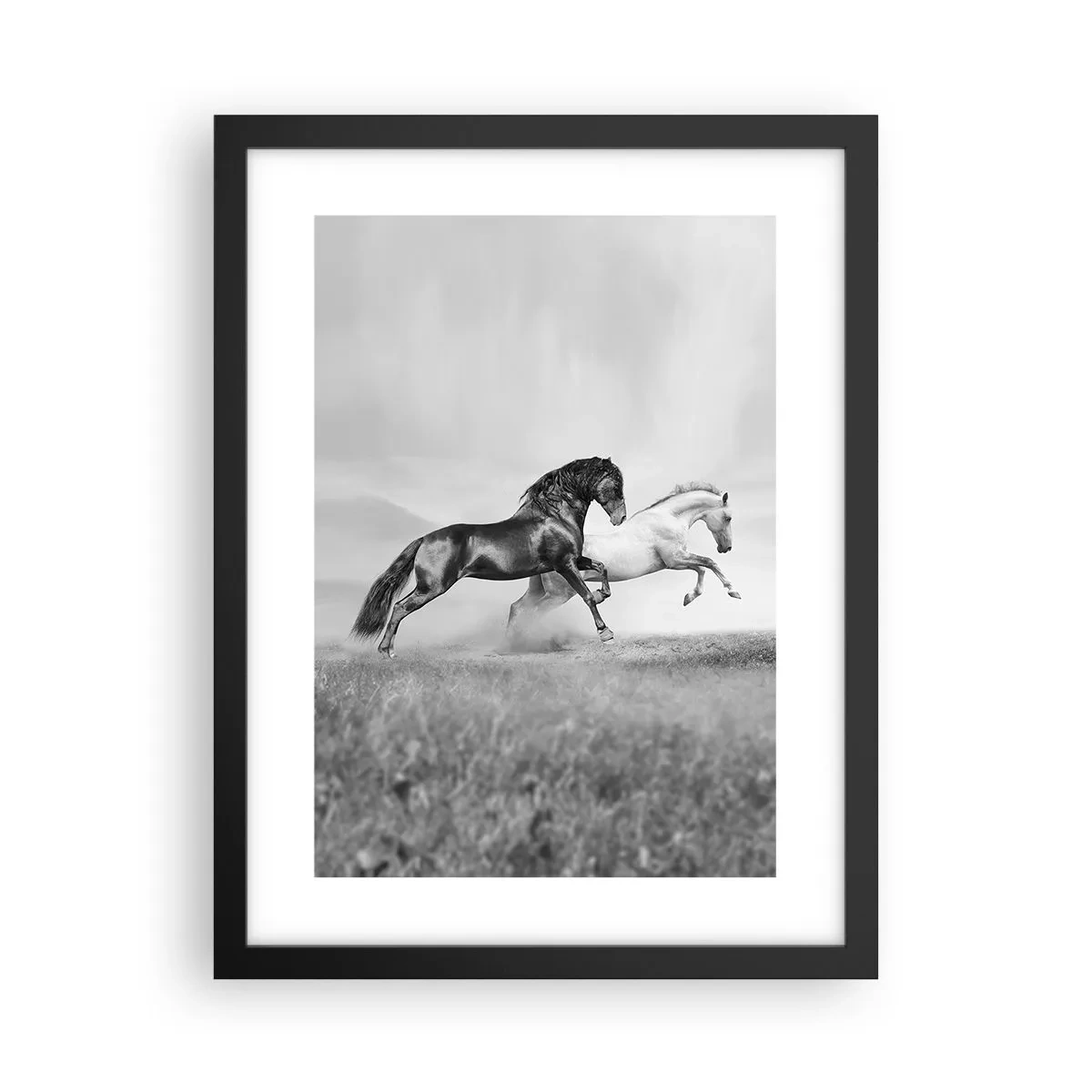 Poster in black frame - Angels and Demons - 30x40 cm