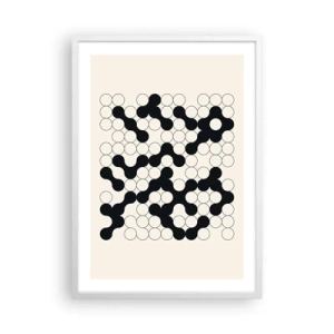 Poster in white frmae - Chinese Play - Variation - 50x70 cm