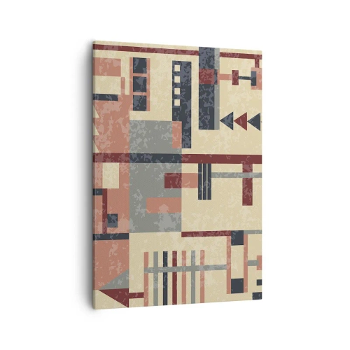 Canvas picture - Combinations of Verticals and Horizontals - 50x70 cm