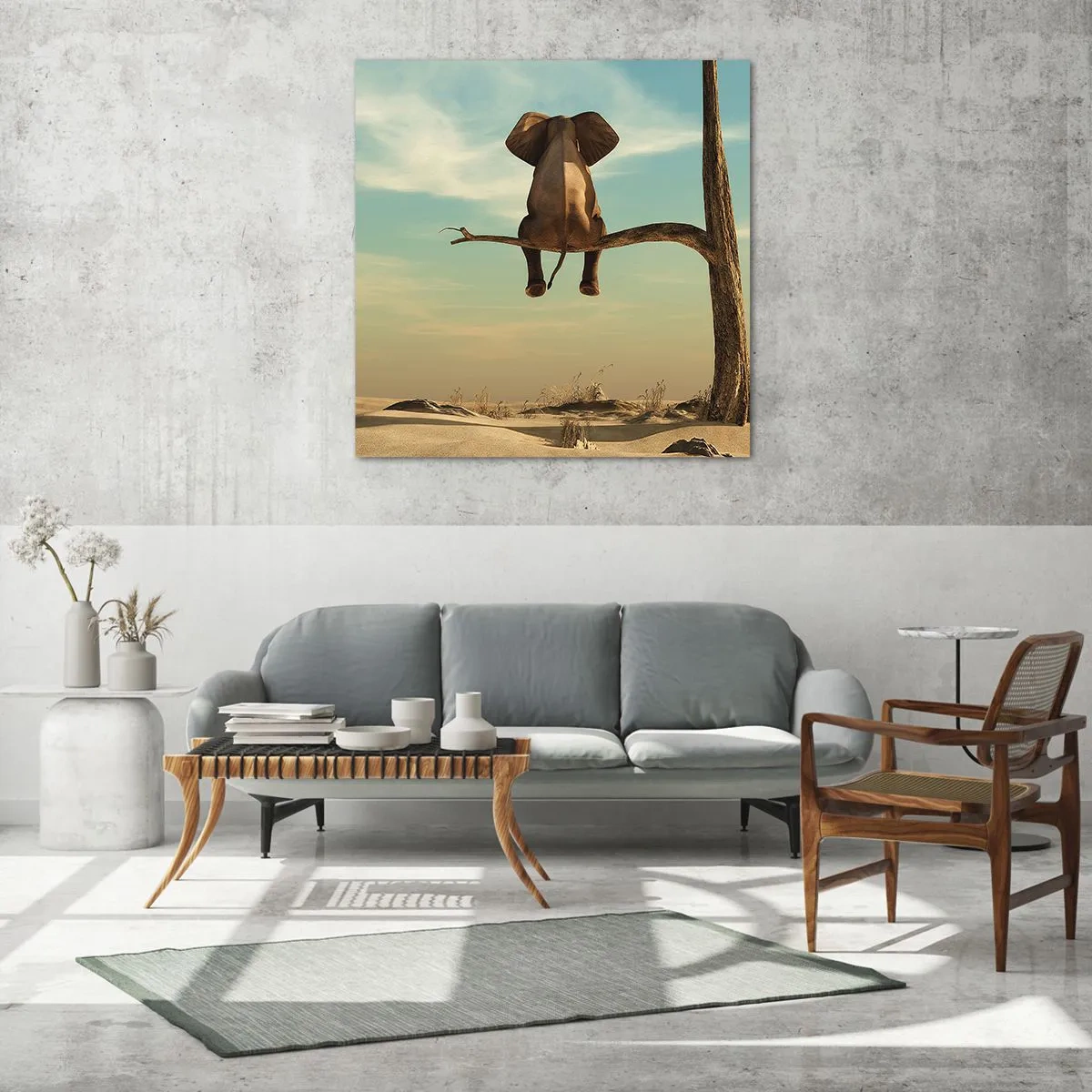 Glass picture - New Point of View - 70x70 cm
