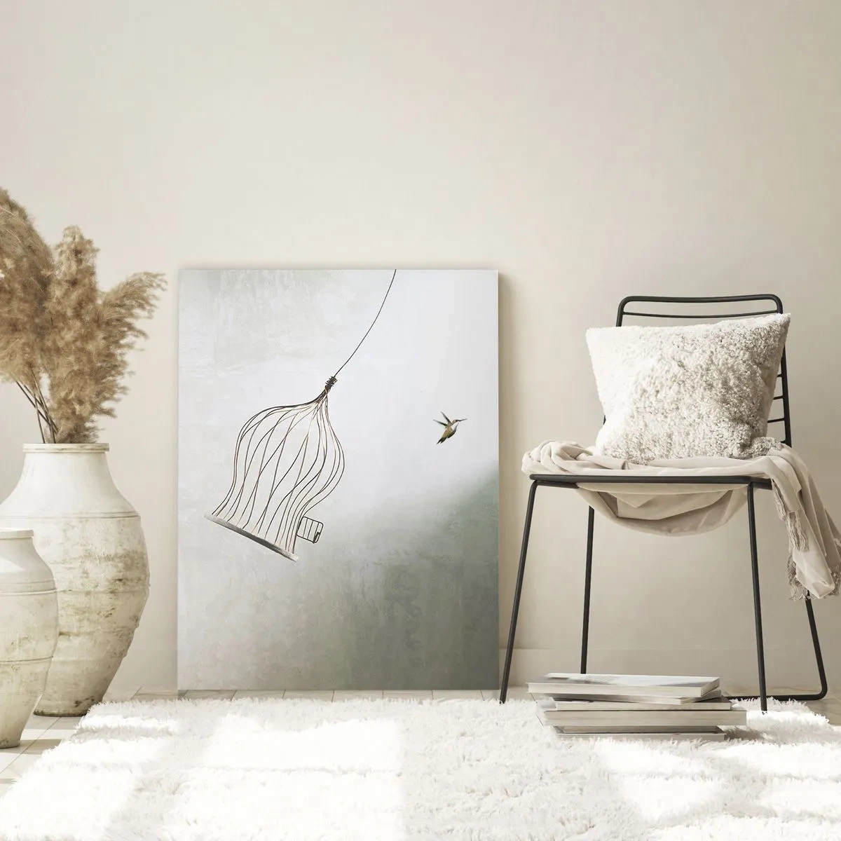 Glass picture - In His Element - 70x100 cm