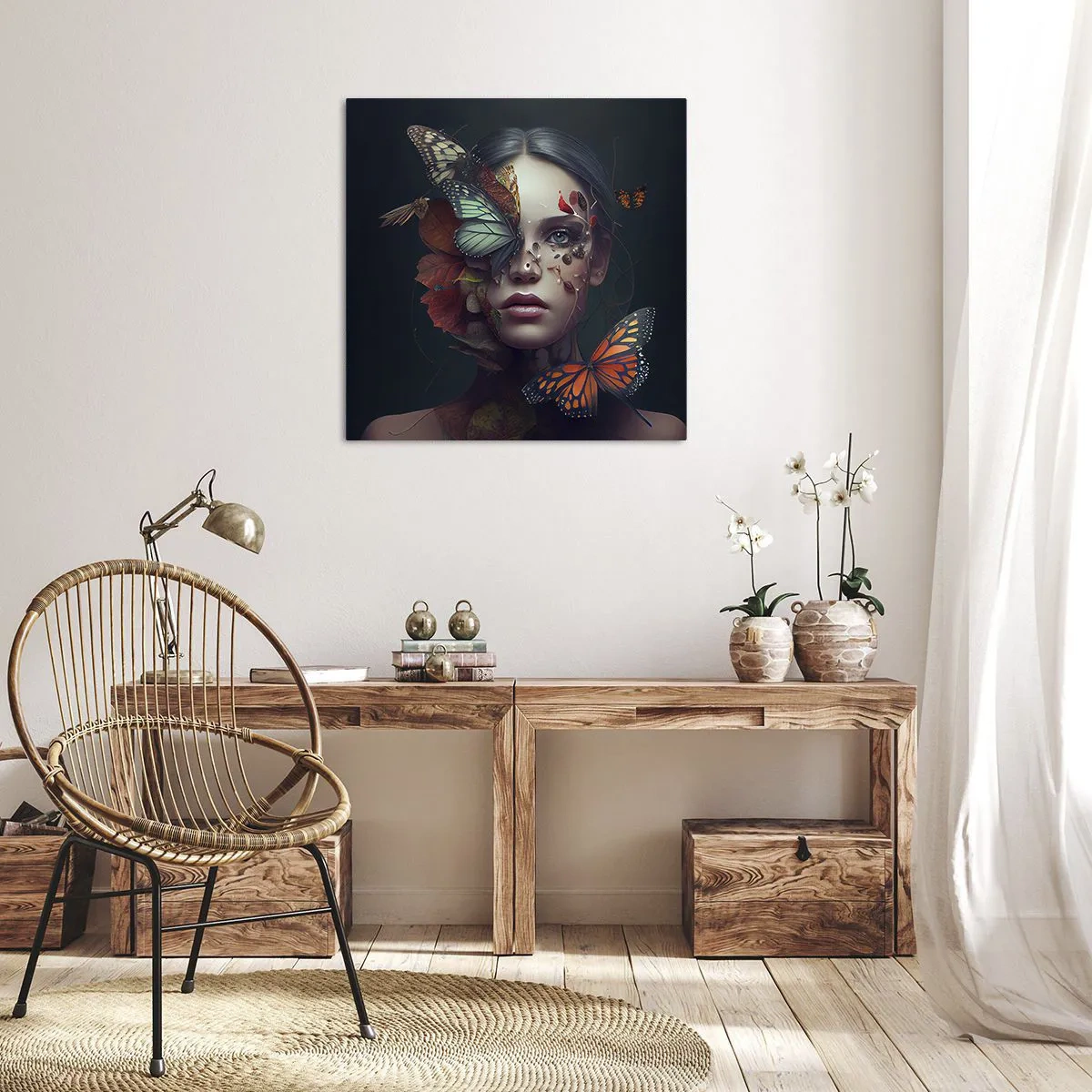 Canvas picture - Wonderful Metamorphosis - 50x50 cm