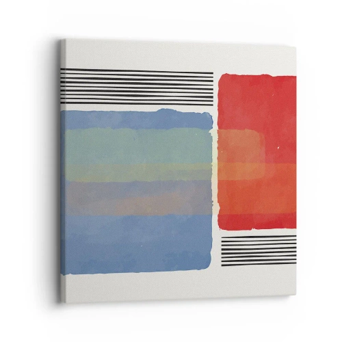 Canvas picture - Spirit and Letter of Geometry - 30x30 cm