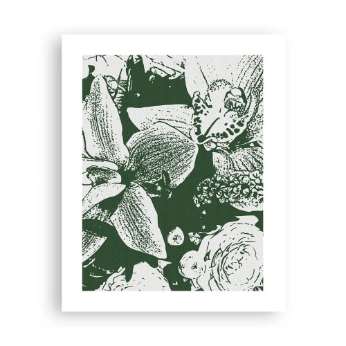 Poster - Bouquet - Green World - 40x50 cm