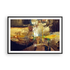 Poster in black frame - Cold, Warm, Hot - 91x61 cm