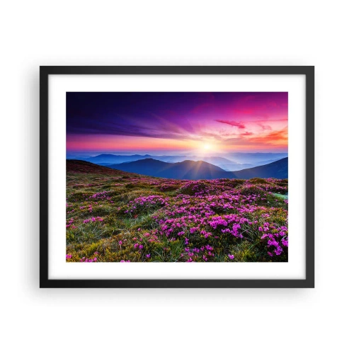 Poster in black frame - Smells Strongly of Herbs - 50x40 cm