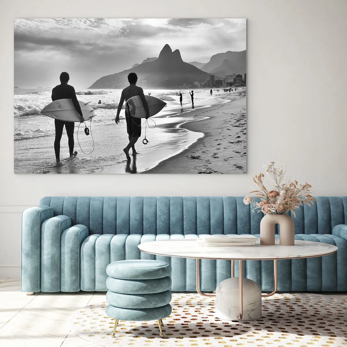 Glass picture - Samba for One Wave - 100x70 cm