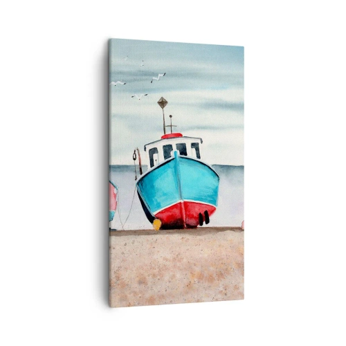 Canvas picture - Ready for Fishing - 45x80 cm