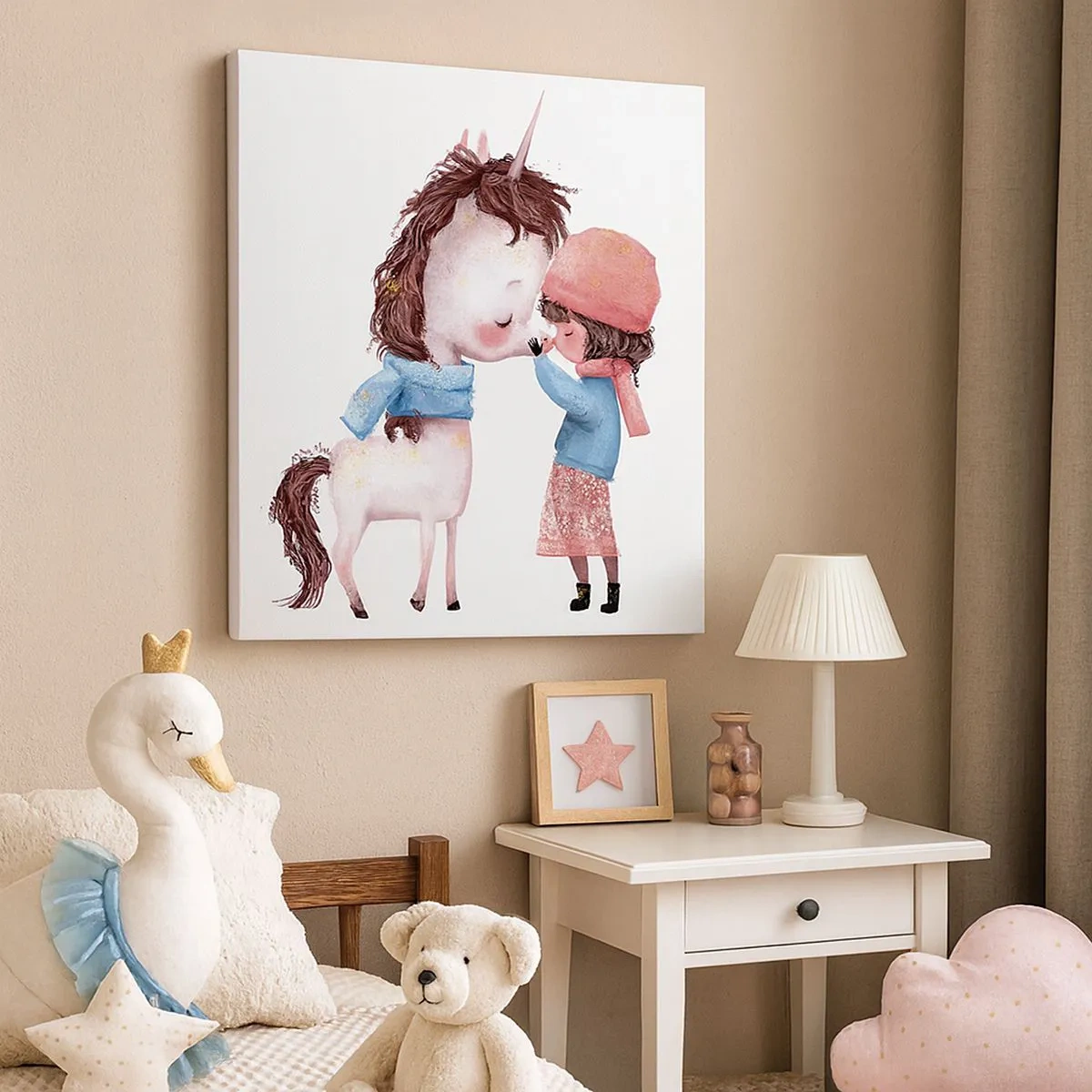 Canvas picture - Winter Tale - 30x30 cm