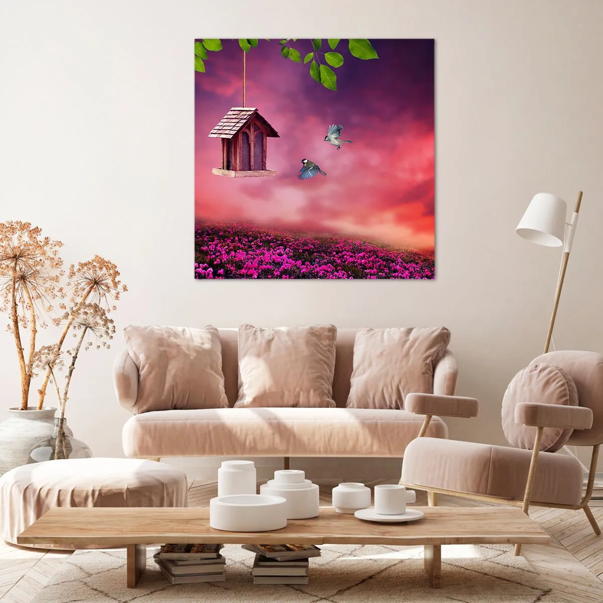 Canvas picture - Invitation to Dinner - 30x30 cm