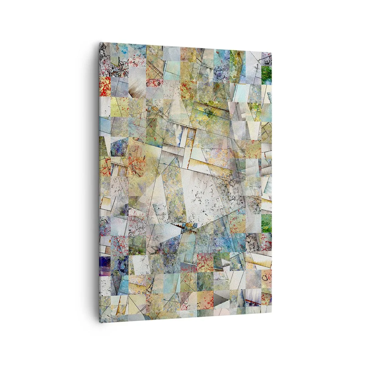 Canvas picture - Geometric Reshuffling - 70x100 cm